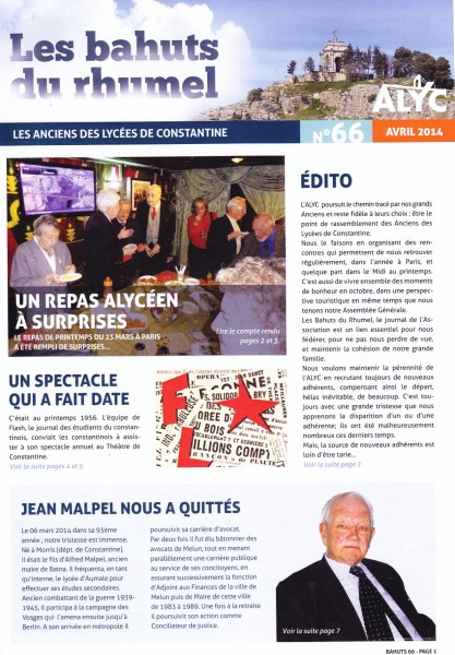 Une-Bahuts-n°66-avril 2014-M400-1