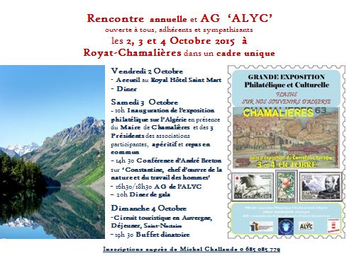 Journées d'Octobre 2015